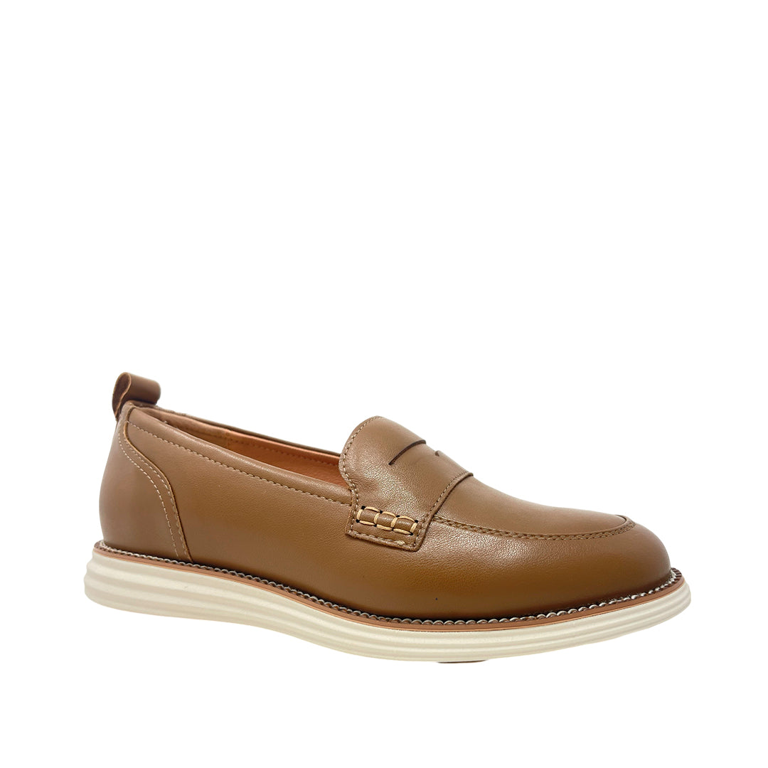 Mocasines Soade para mujer color nude