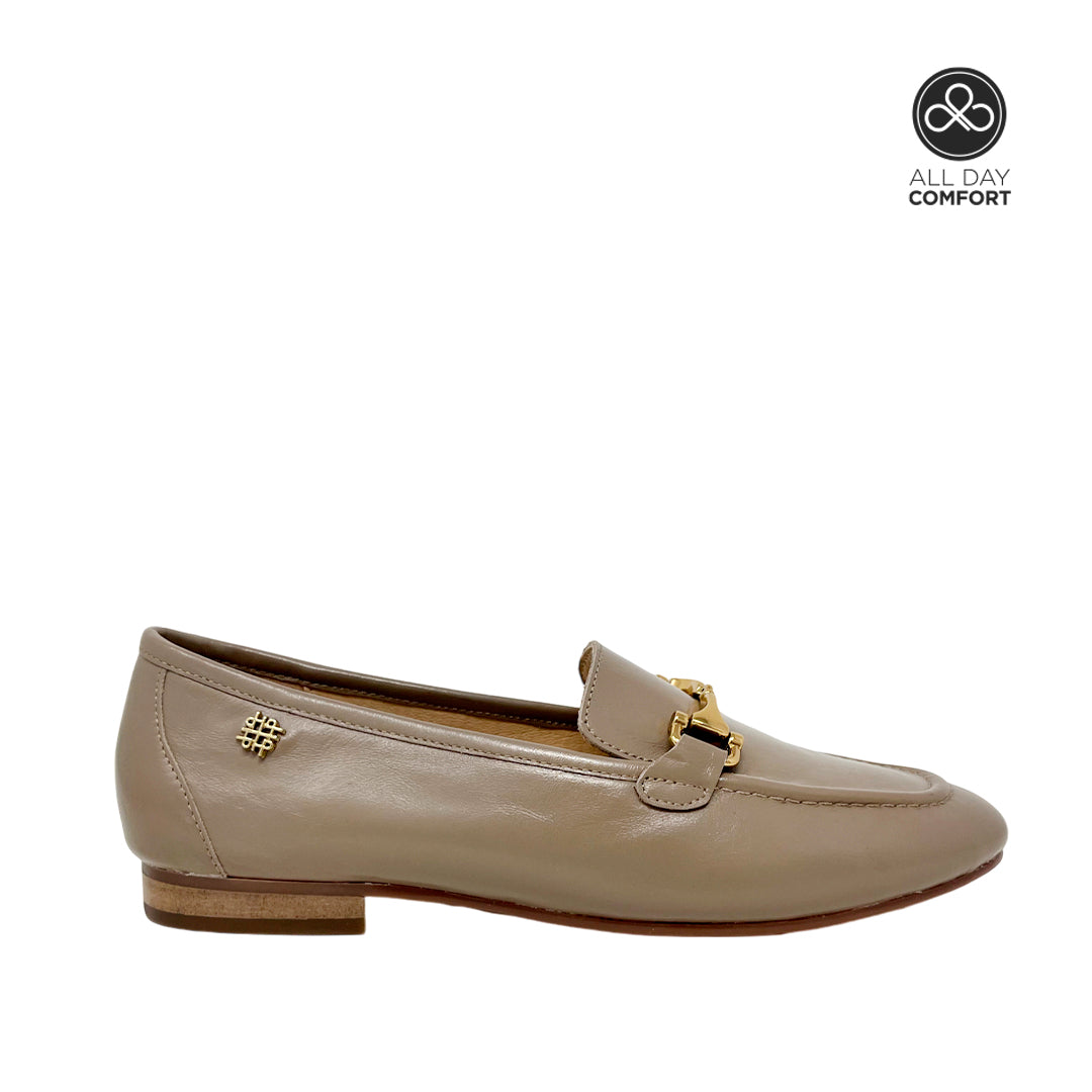 Mocasines Siara para mujer color taupe