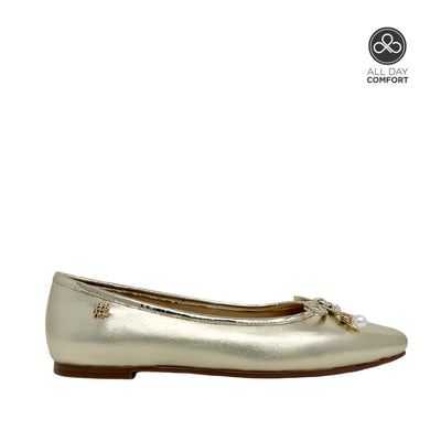 Ballerinas Tyna para mujer color dorado