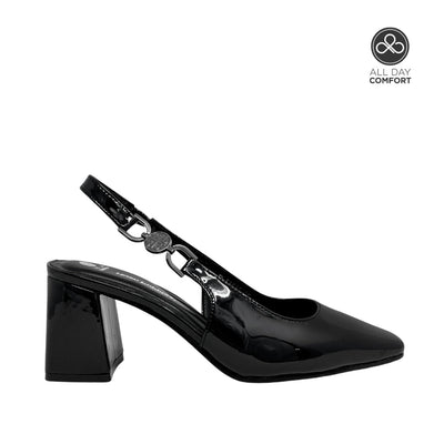 Tacones slingback Zaida para mujer color negro