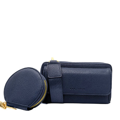 Cartera Salma color navy