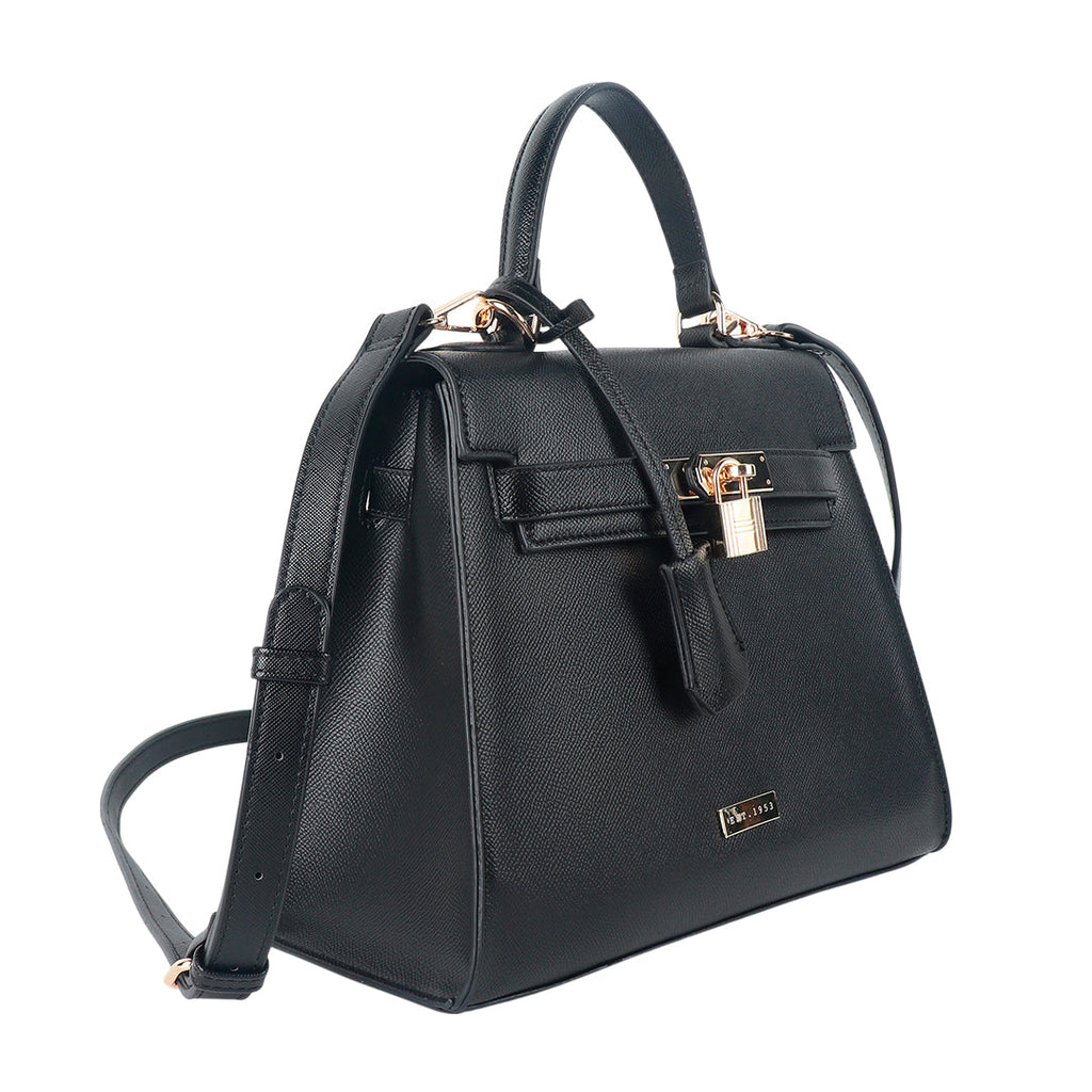 Cartera Solieil color negro