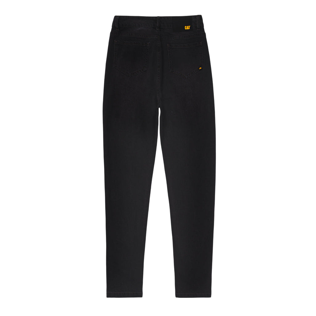 Jeans Triblend Mid-Rise Skinny para mujer color negro