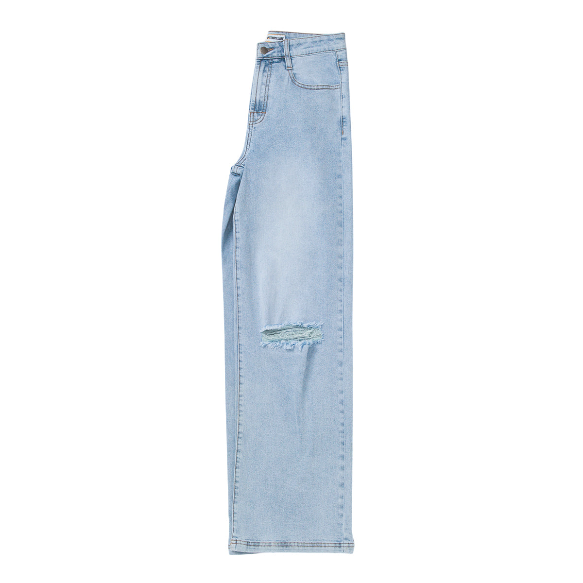 Jeans Triblend Wide Leg para mujer color celeste