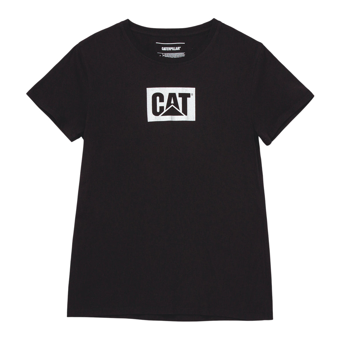 Camiseta Metal Box para mujer color negro