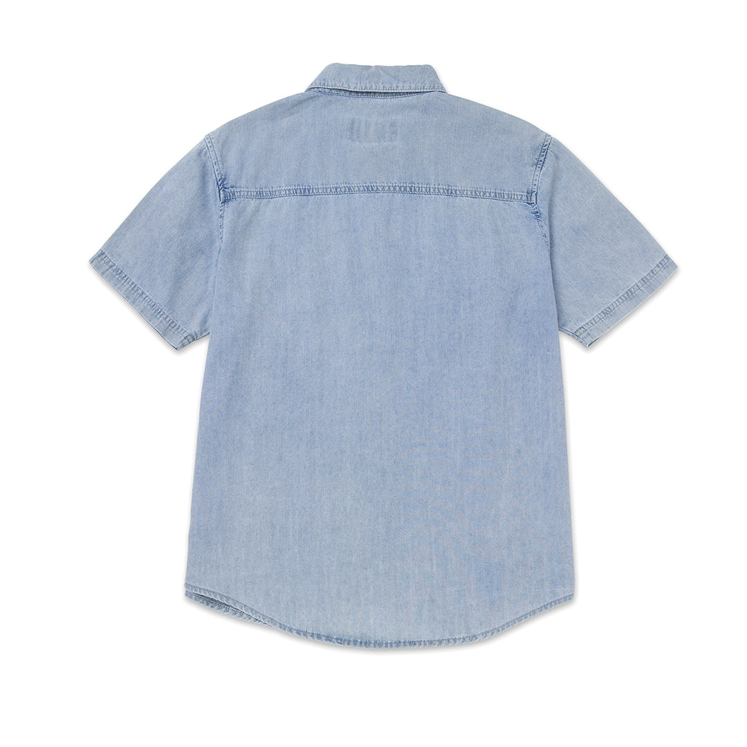 Camisa Denim para hombre color celeste