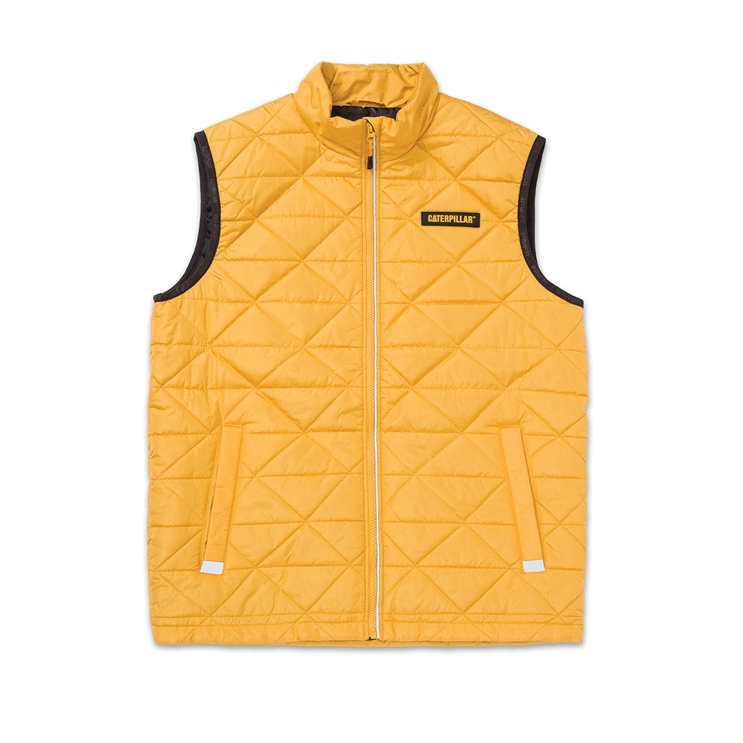 Chaleco Quilted Vest para hombre color amarillo