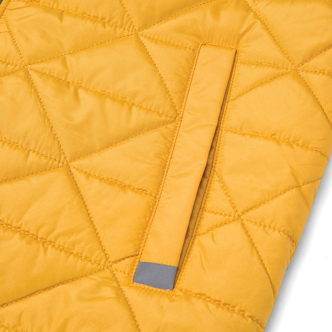 Chaleco Quilted Vest para hombre color amarillo