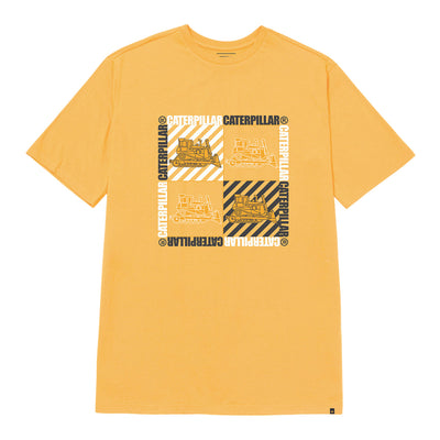 Camiseta Workwear para hombre color amarillo
