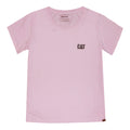 Camiseta Cat Logo para mujer color lila