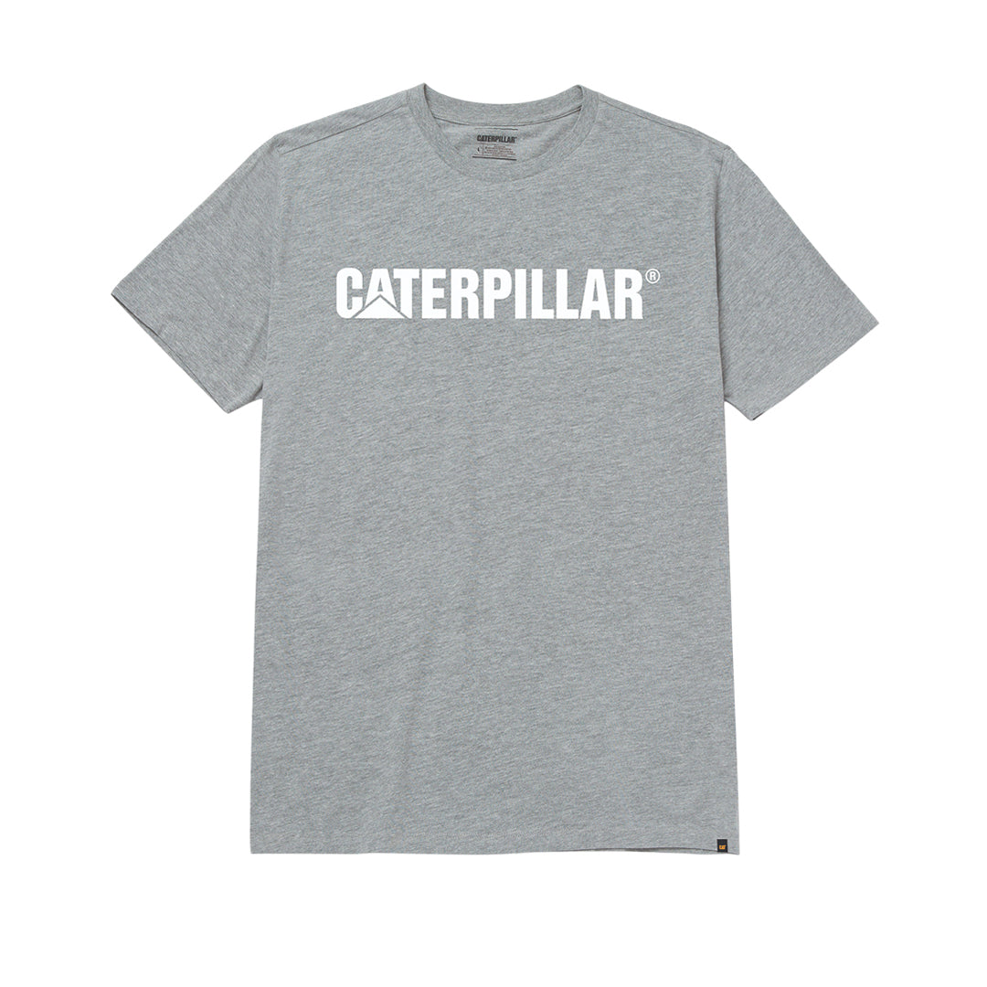 Camiseta Caterpillar Logo para hombre color gris