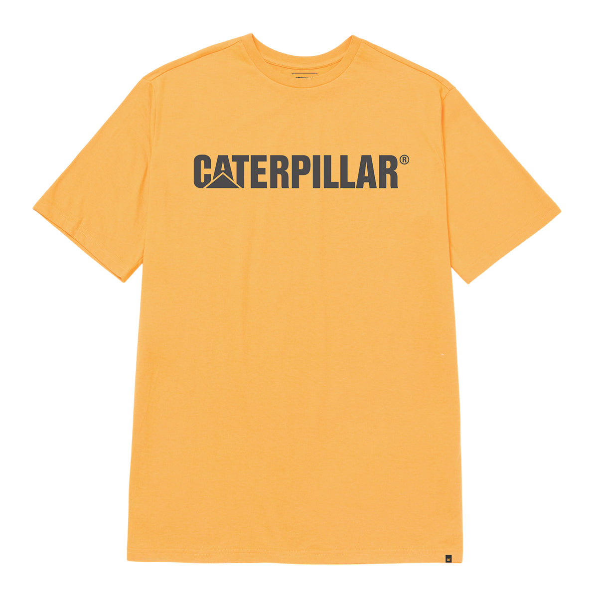 Camiseta Caterpillar Logo para hombre color amarillo