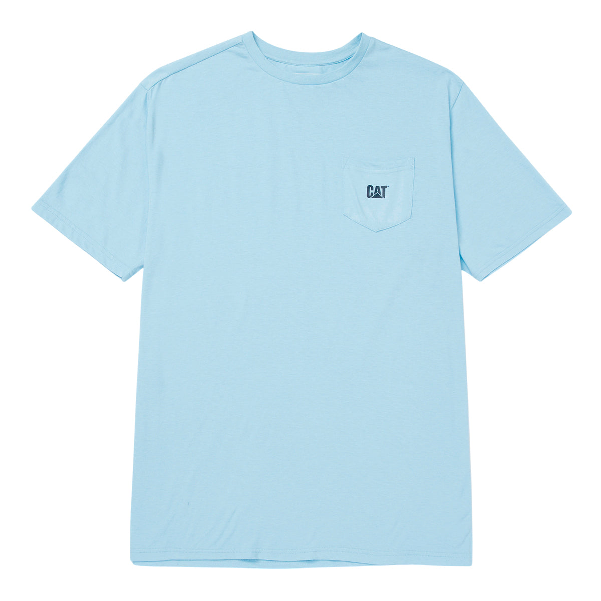 Camiseta Pocket para hombre color celeste