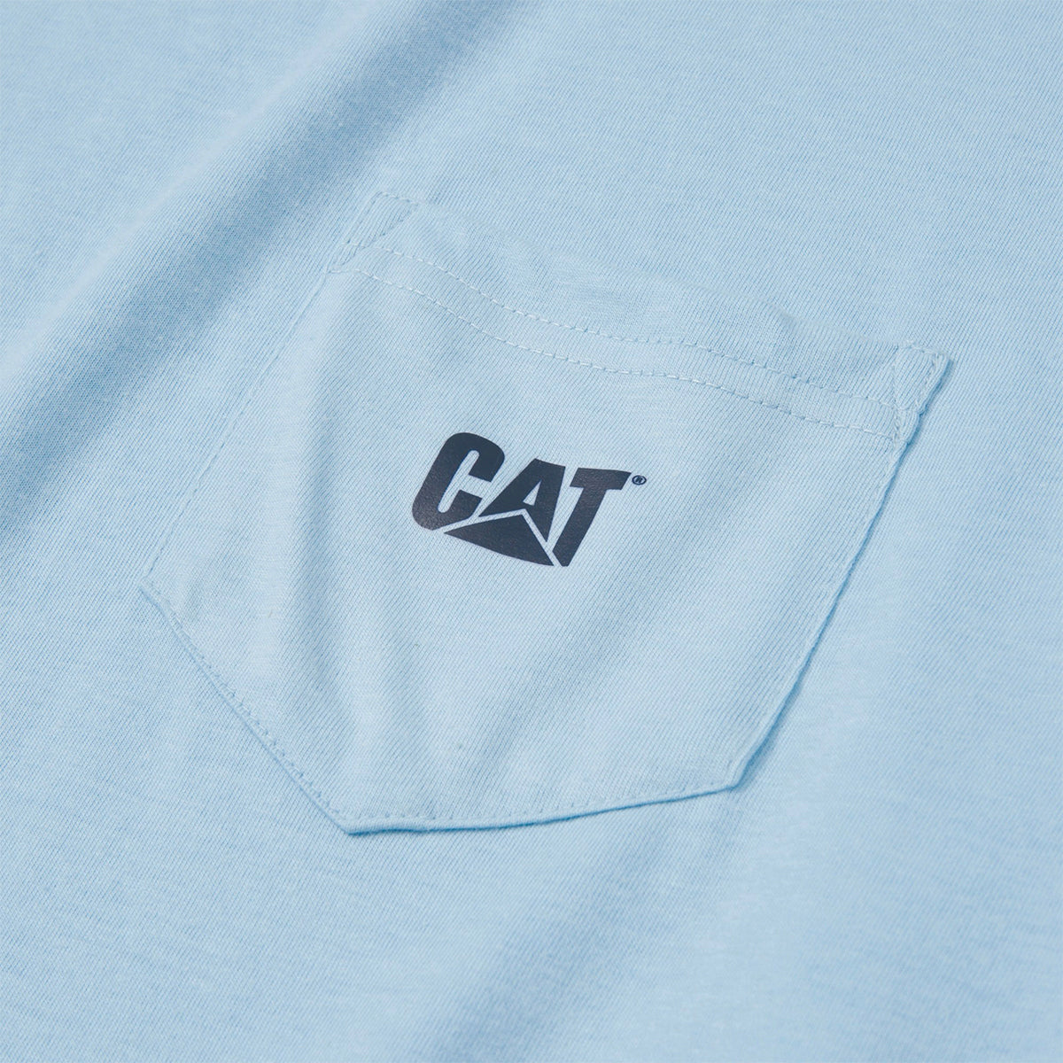 Camiseta Pocket para hombre color celeste