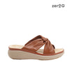 Sandalias flats Vikky para mujer color tan