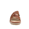 Sandalias flats Vikky para mujer color tan