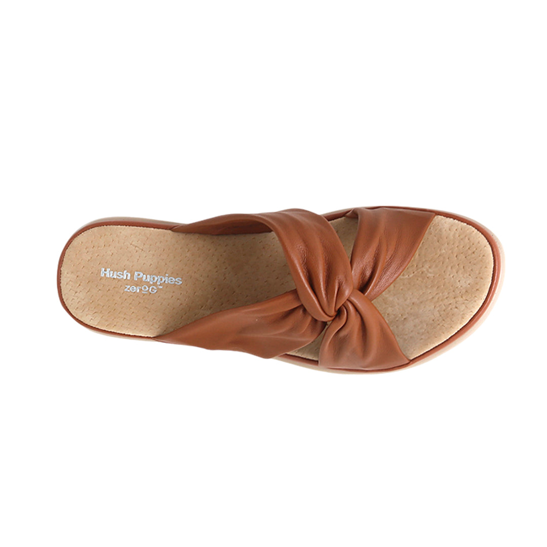 Sandalias flats Vikky para mujer color tan