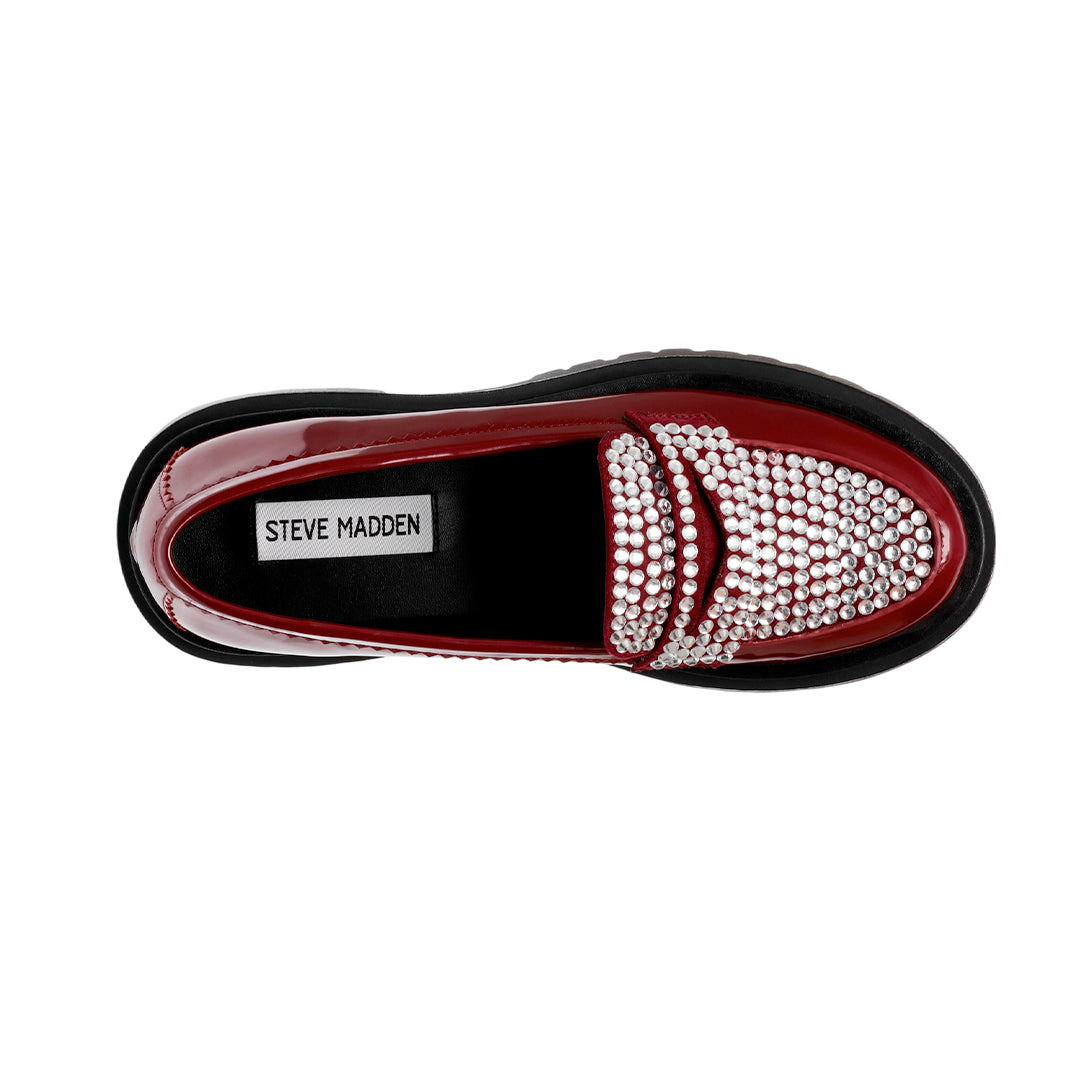 Mocasines Longhaul para mujer color burgundy