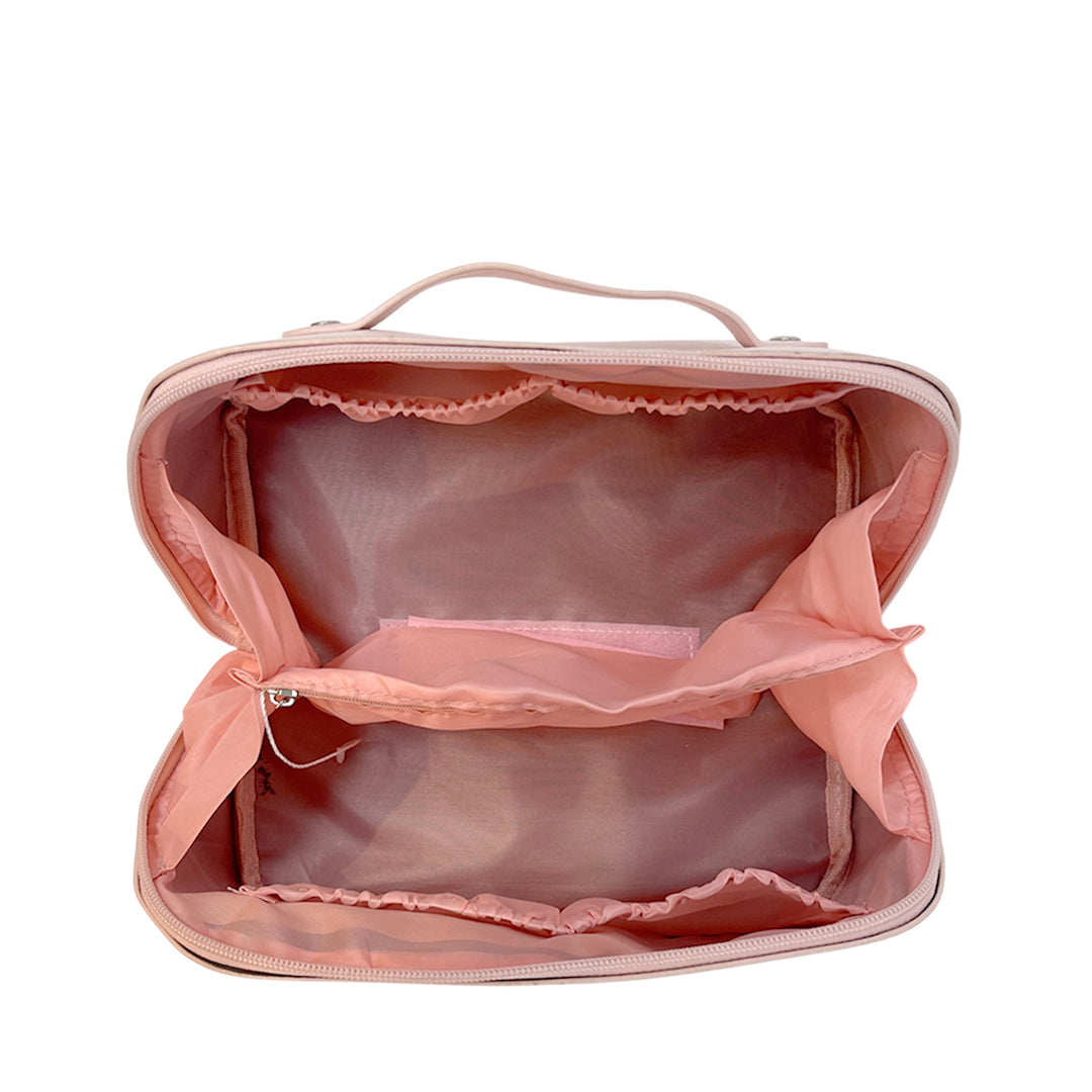 Cosmetiquera color rosado