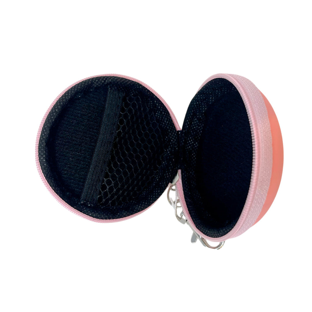 Porta Audífonos color rosado