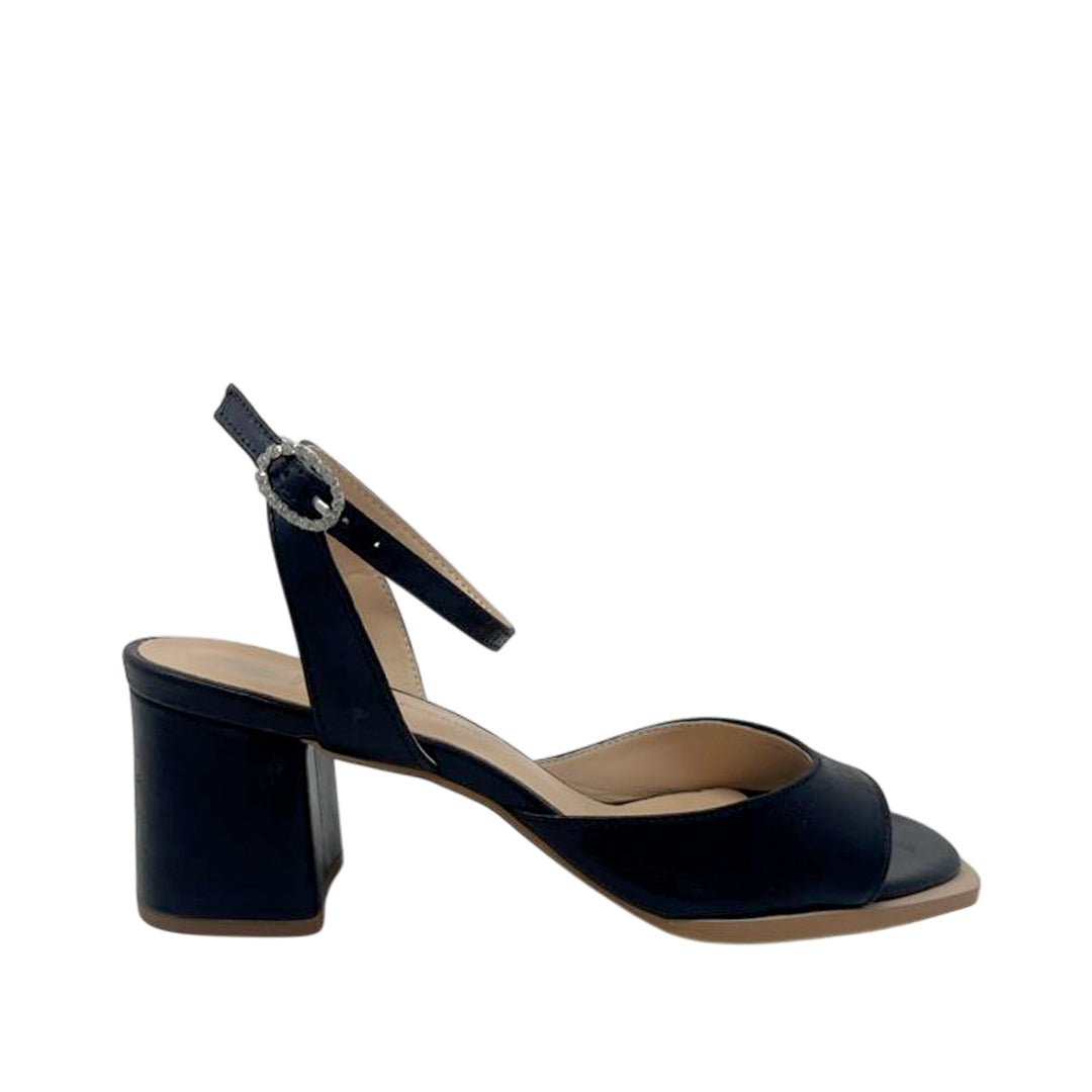 Sandalias de tacón Yonna para mujer color negro