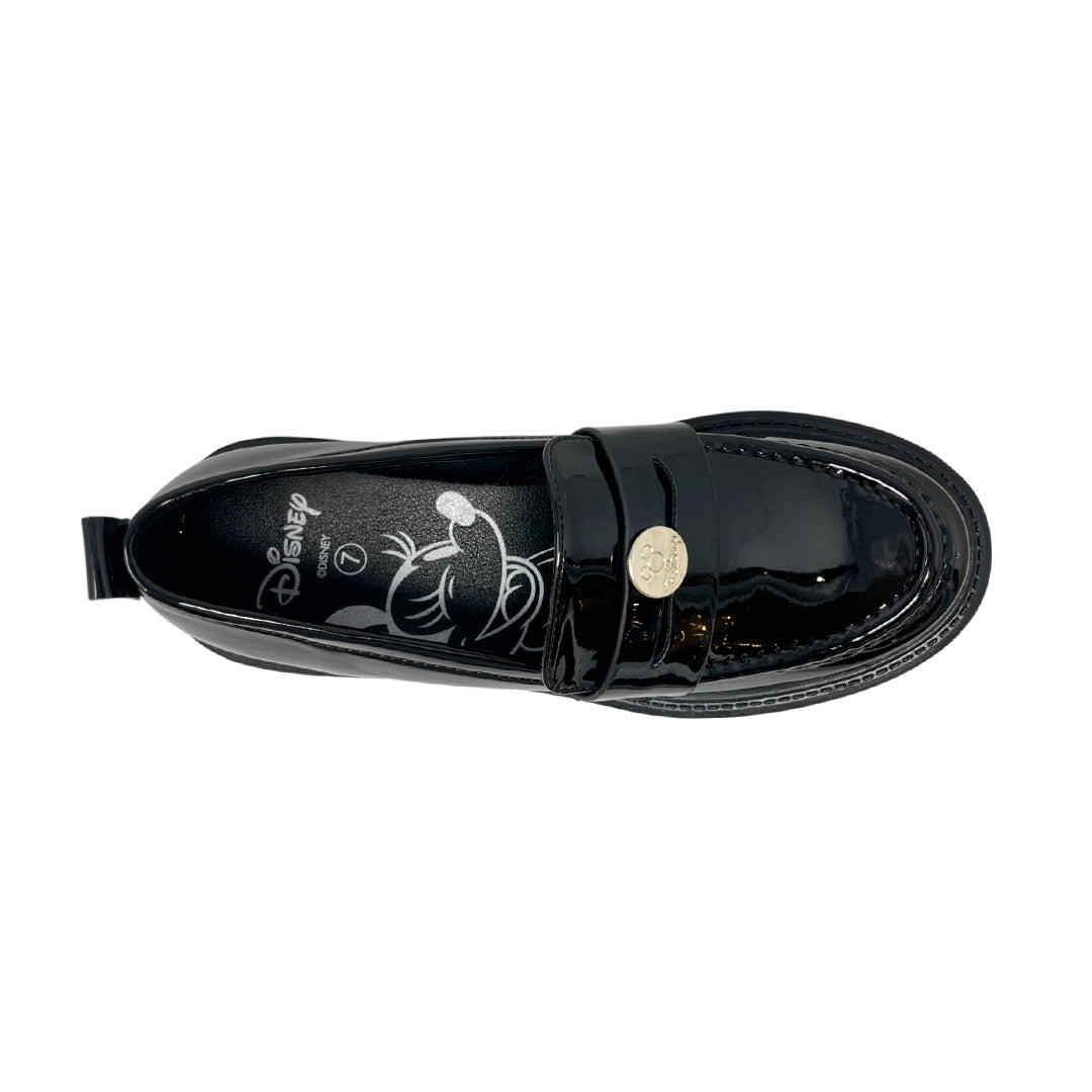 Mocasines Mickey para mujer color negro