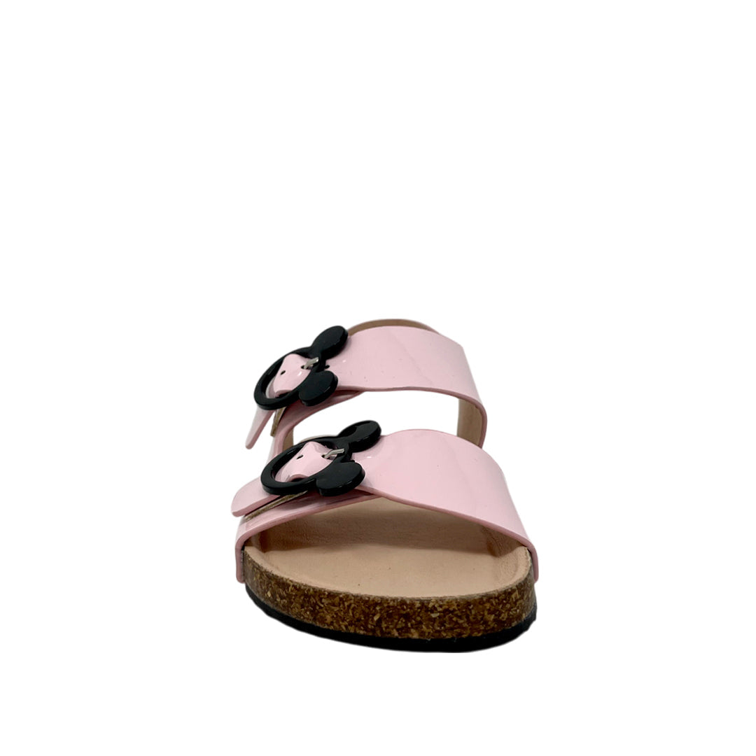 Sandalias Minnie para niña color rosado