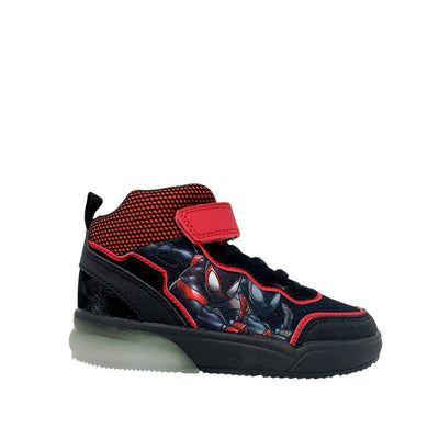 Sneakers tipo botín Spider para niño color negro