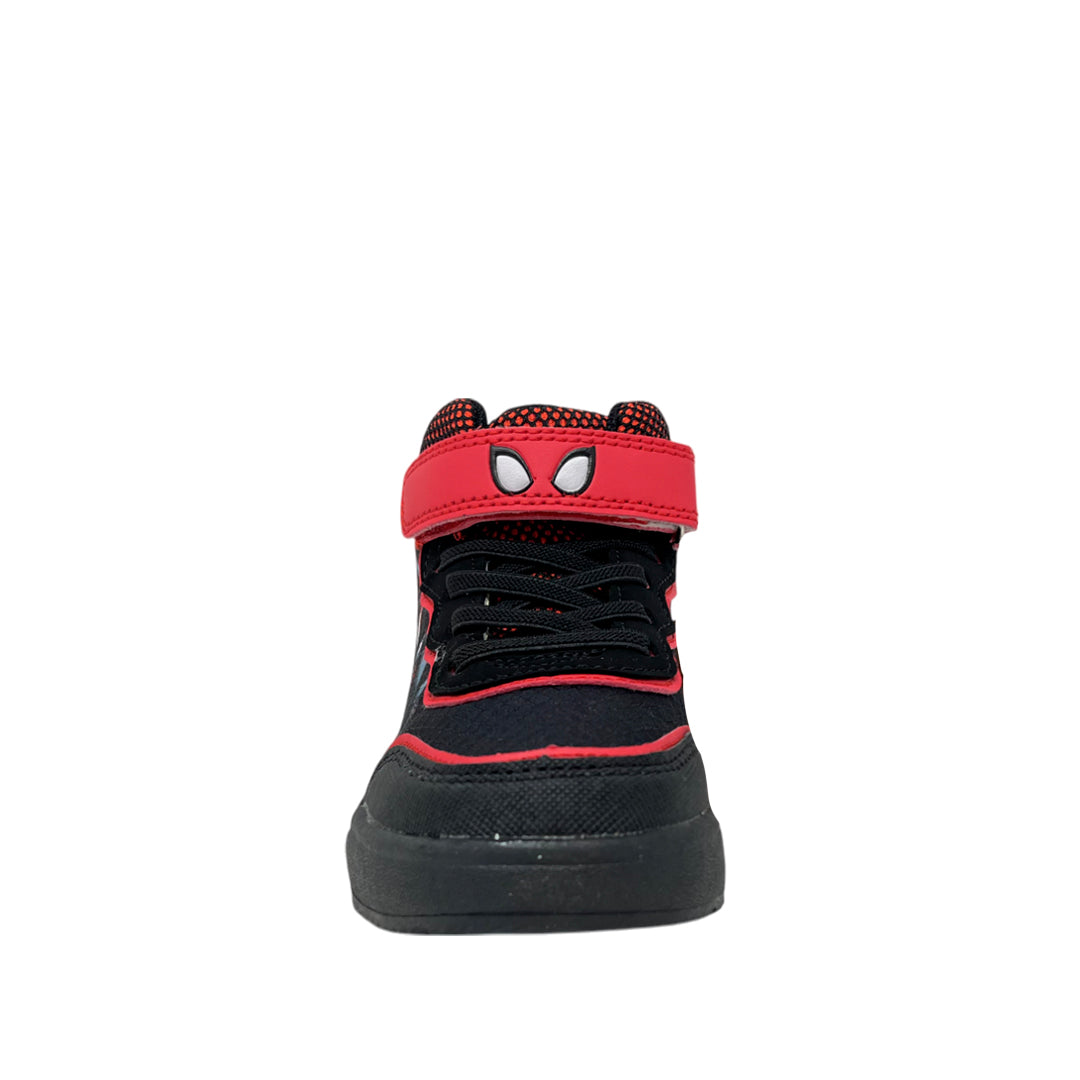 Sneakers tipo botín Spider para niño color negro
