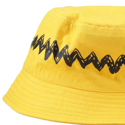 Gorro Charlie Brown para mujer color amarillo