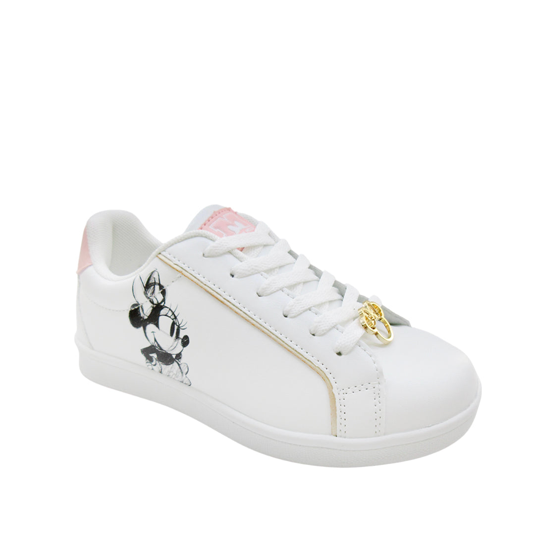 Sneakers Minnie para mujer color blanco