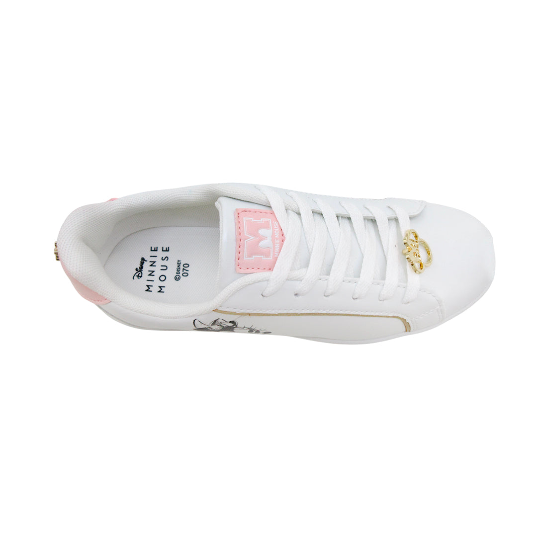 Sneakers Minnie para mujer color blanco