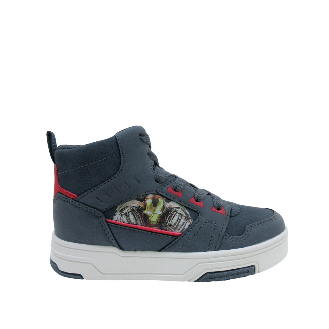Sneakers tipo botín Ironman para niño color navy