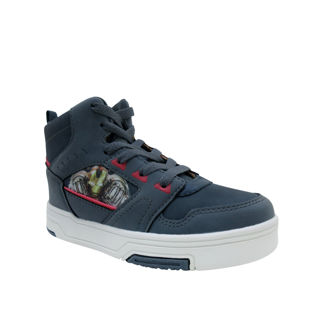 Sneakers tipo botín Ironman para niño color navy