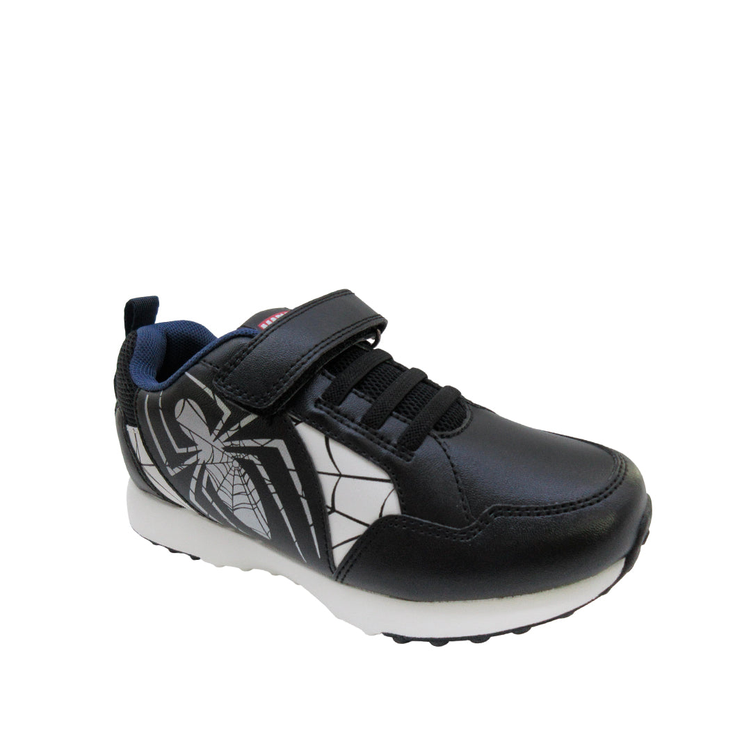Sneakers Spider para niño color negro