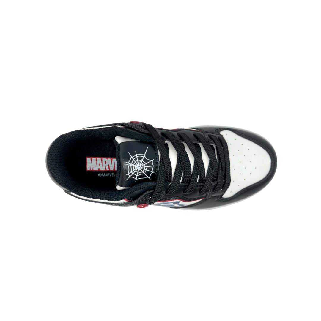 Sneakers Spider para niño color negro