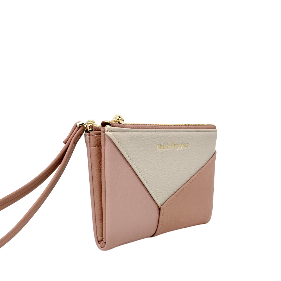 Billetera Aly para mujer color blush