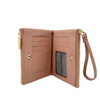 Billetera Aly para mujer color blush
