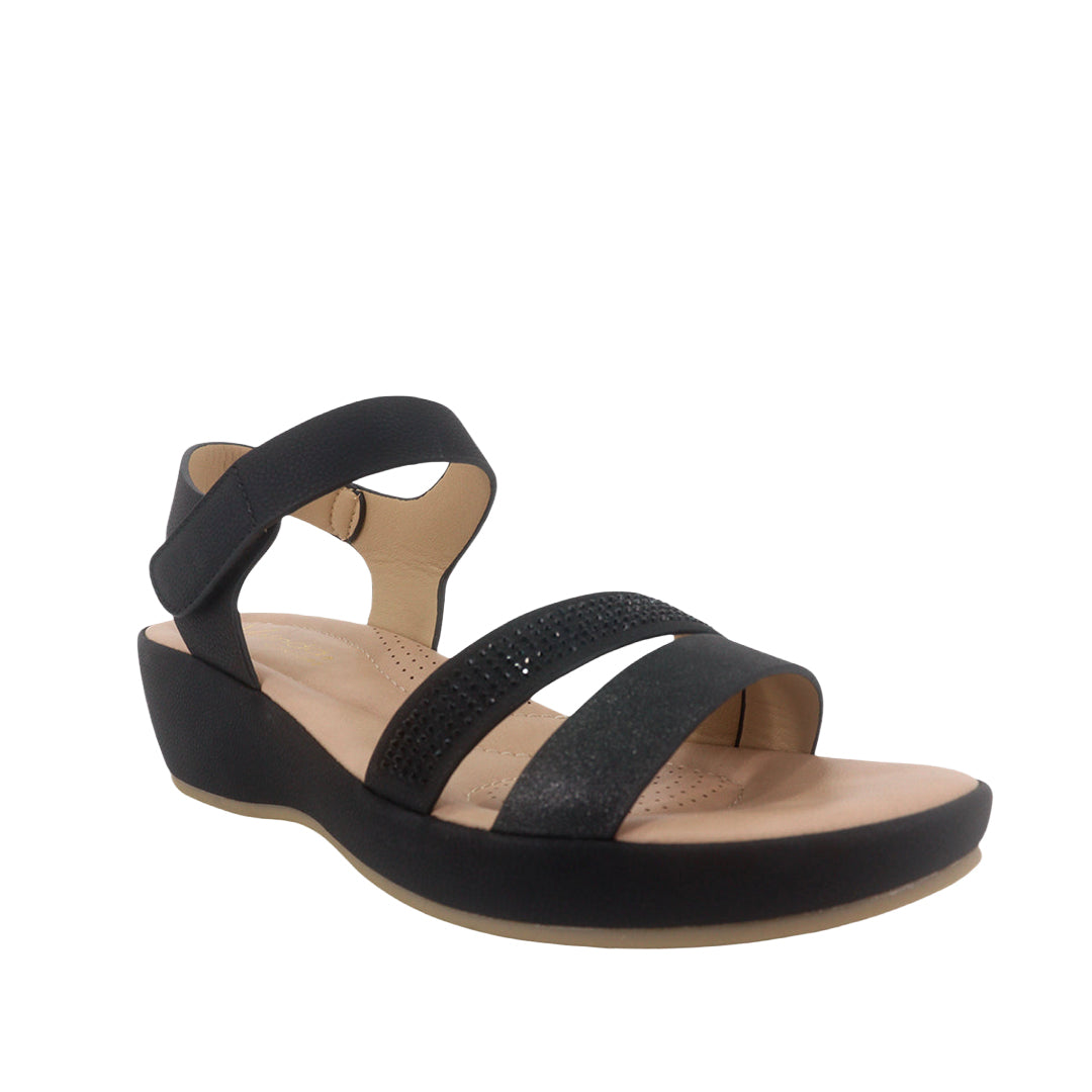 Sandalias Heydy para mujer color negro