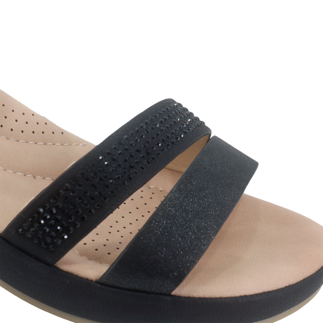 Sandalias Heydy para mujer color negro