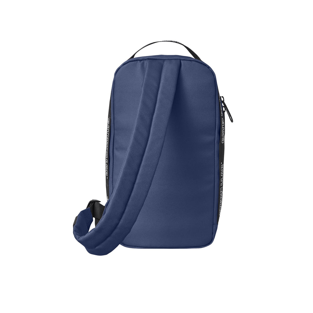 Bolso Sling para hombre color azul