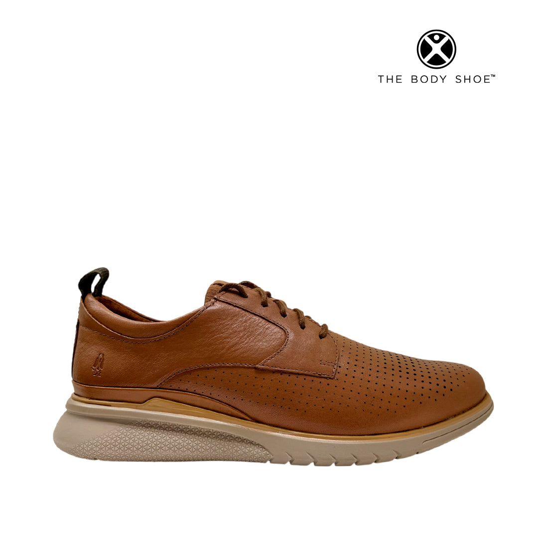 Derby shoes Advance laceup hombre color cognac