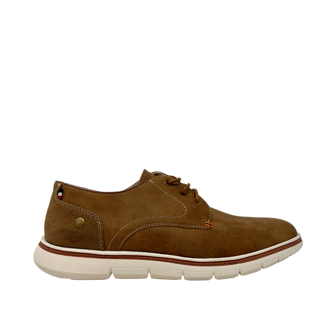 Derby shoes Takeo para hombre color café