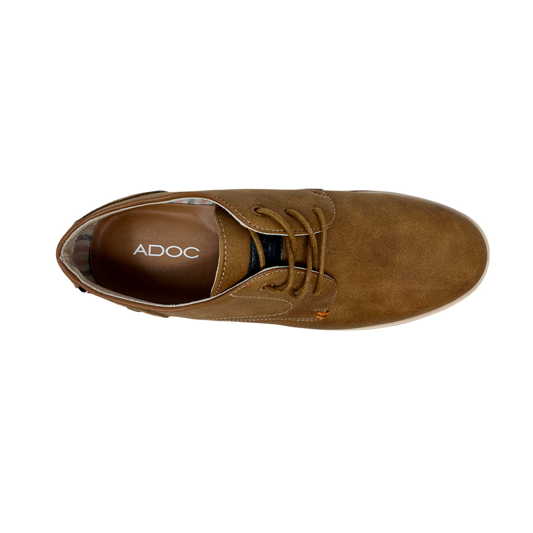 Derby shoes Takeo para hombre color café