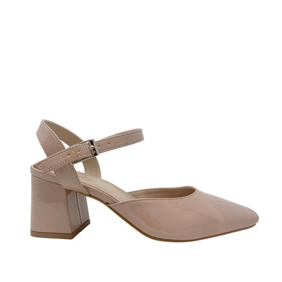 Tacones Chunky Tami para mujer color beige