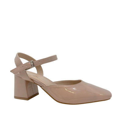 Tacones Chunky Tami para mujer color beige