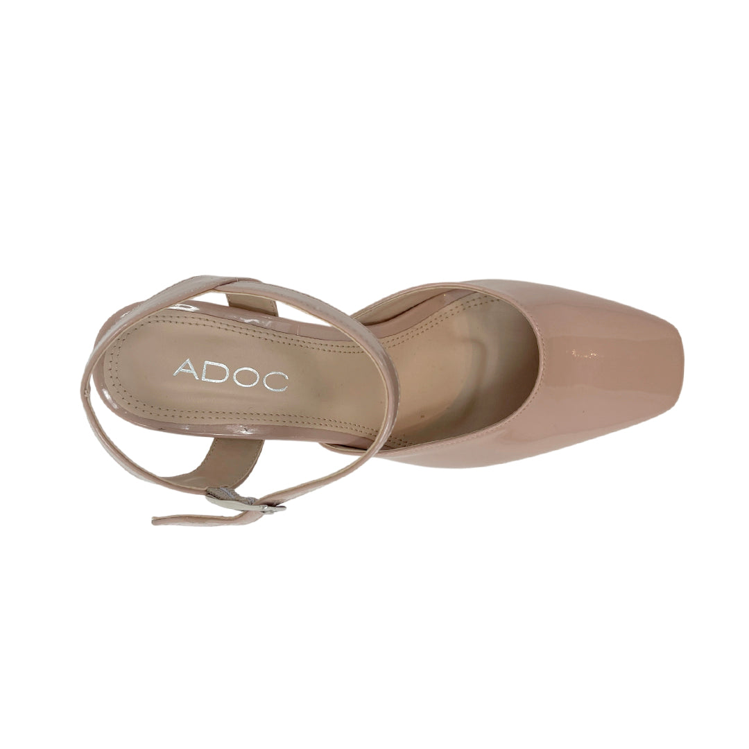 Tacones Chunky Tami para mujer color beige