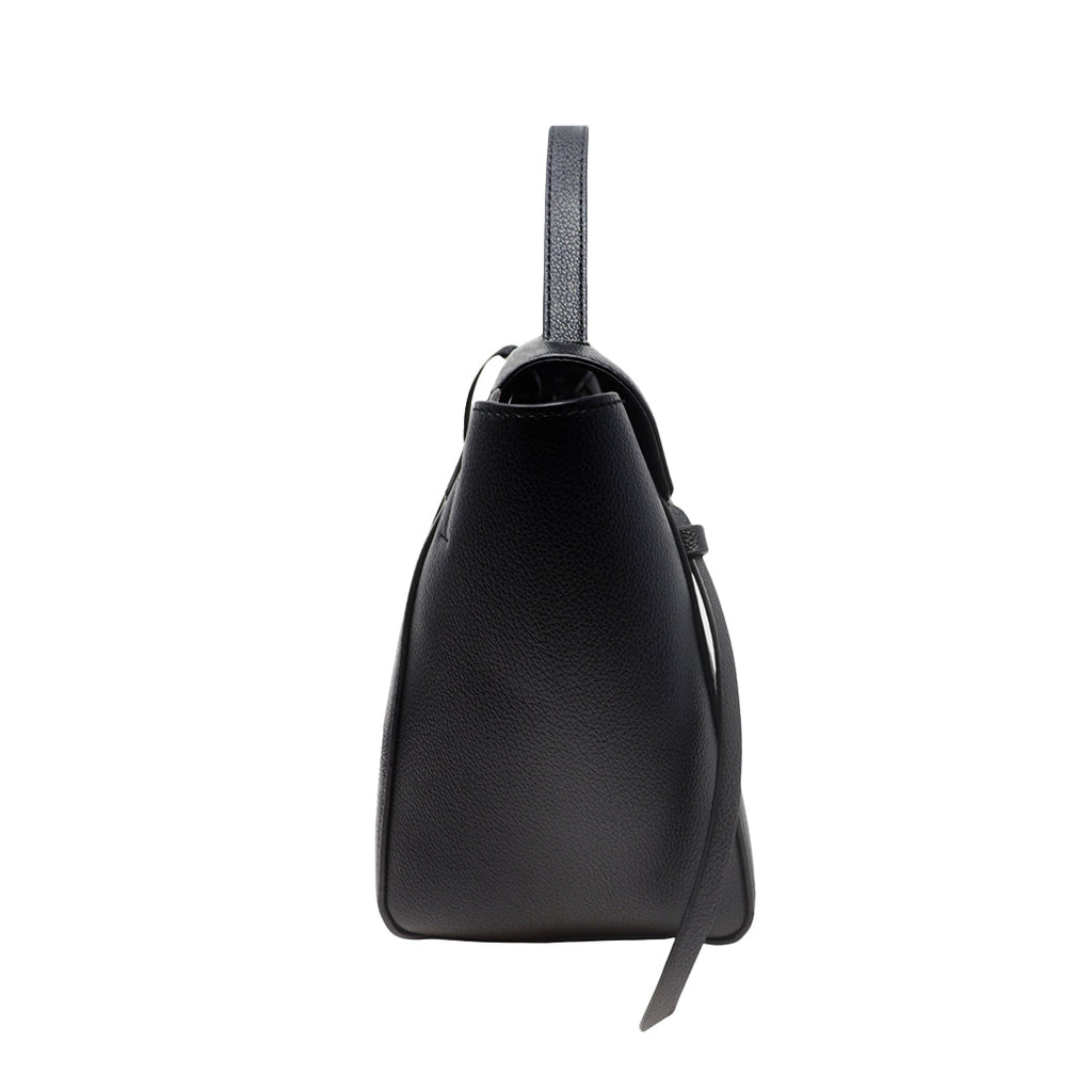 Cartera satchel Eureka para mujer color negro