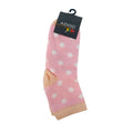 Calcetines Punto color rosado