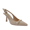 Tacones slingback Briseida para mujer color nude